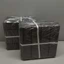 Patio Interlocking Deck Tiles, 12"x12" Square Composite Decking Tiles, Four Slat Plastic Outdoor Flooring Tile All Weather for Balcony Porch Backyard, Dark Brown (Pack of 27) by domi outdoor living