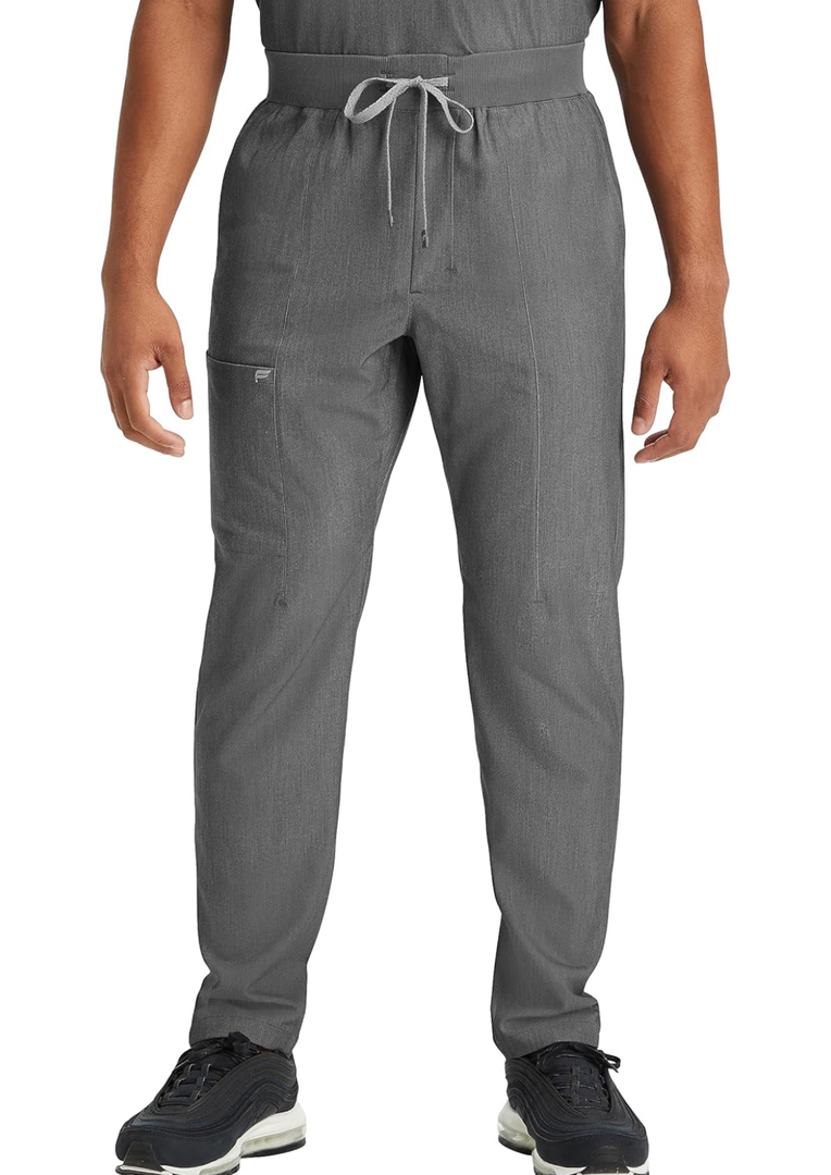 Fabletics Men's Intake Scrub Pant - MotionTech, 4-Way Stretch, Pocket-Packed, Wrinkle-Resist, Semi-Slim Fit,Size 4XL