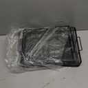 2 Tier Stackable Letter Tray Paper Holder Desk Organizer for Home Office School, Black 2 Tier (13.5" x 9.65" x 5.3")