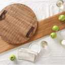 Mud Pie Long Oversized Wood Board 8" x 42", Brown