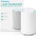 Frida Baby 3in1 Baby Air Purifier for Allergy Relief, Sound Machine for Sleeping + Nightlight, HEPA Filter Purifier for Bedroom with 3 Fan Speeds, EasyChange Filter, AutoOff Timer