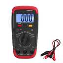 Digital Capacitance Meter Multimeter Professional Capacitor Tester 0.1pF - 20000uF with LCD Backlight and Safety Jacket 1999 Display