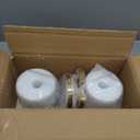 Modern Brass Pendant Lights Kitchen Island Light, Adjustable Hanging Light Fixture with Milk Glass Shade, Farmhouse Pendant Light for Dining Room Bar Over Sink/Table/Counter, 2 Pack