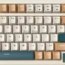 Qisan Wireless/Wired Mechanical Keyboard, Triple Mode 2.4G/USB-C/BT Wireless Gaming Keyboard, 100 Keys (98%) US Layout Brown Switch Rechargeable RGB Backlit Keyboard | Brown Combo (Brown Switch-Brown Combo)