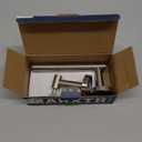 RARXTR Bathroom Toilet Paper Holder Wall Mount SUS304 Stainless Steel Double Post Pivoting Toilet Paper Roll Holder Wall Mounted for Bathroom RV Commercial Toilet Tissue Dispensers, Brushed Nickel