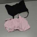 SUUKSESS Women 2 Piece Open Back Sports Bra Pack Strappy Workout Gym Yoga Crops (S)