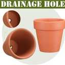 Hoolerry 120 Pcs (incomplete set) 3 Inch Terracotta Pots Mini Clay Flower Pots with Drainage Hole, Succulent Planters for Indoor Outdoor Plants DIY Crafts Home Garden, Small