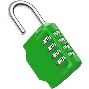 Puroma Combination Lock 4 Digit Waterproof Locker Locks Secure Outdoor Padlock for Gym Lockers, Toolboxes, Gates, Fences, Storage, Sports Locker (Green)