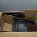 Furnulem Tall 5 Drawers Dresser, Vertical Storage Tower Fabric Dresser for Bedroom, Hallway, Entryway, Nursery, Closet Organizer, Nightstand Bedside Table Furniture, Sturdy Steel Frame, Wood Top (Rustic Brown)