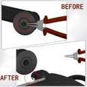 4 PCS Snap Ring Pliers Set, Heavy Duty Circlip Pliers Kit 7 Inch for Snap Ring Removal tool Retaining Straight Bent Lock Ring Pliers Set with Storage Case