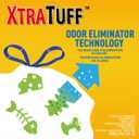 XtraTuff Tall Kitchen Drawstring Trash Bags, 13 Gallon, 150 Count, Lemon Mint Scented, MegaFlex Technology, Leak and Puncture Resistant, BPA Free