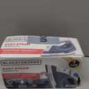 BLACK+DECKER Easy Steam Compact Iron for Clothes, Automatic Shutoff, Nonstick Plate, Light Weight, 1200 Watts (Standard)