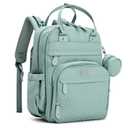 BabbleRoo Diaper Bag Backpack - Baby Essentials Travel Bag - Multi Function Water Resistant Diaper Bag, Travel Essentials Baby Bag with Changing Pad, Stroller Straps & Pacifier Case Sage Green