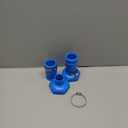 2 Set Pool Vacuum Hose Adapter Kit Compatible with Intex Adapter B,Pool Skimmer Hose Connector Replacement Hoses Adapter with Clamp for Above Ground Swimming Pool Vacuum Surface Skimmer Small Strainer