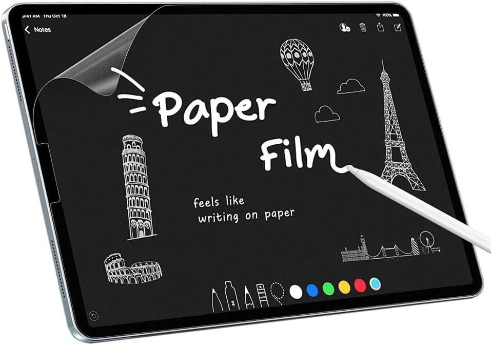PET Matte Screen Protector for Samsung Galaxy Tab A9+ Plus, 2 Pcs Paper Gloss Anti-Glare Matte Screen Protectors, Drawing, Writing with The Stylus Pen Like on Paper