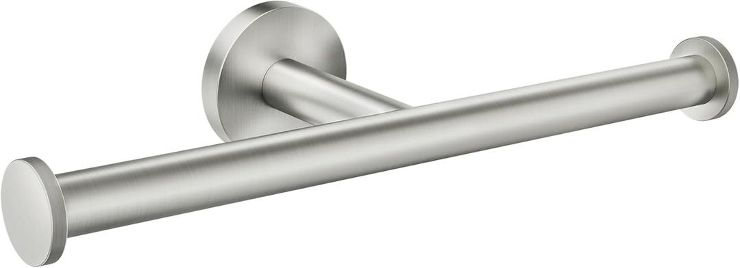Moen Y5788BN Arlys Collection Modern Bathroom Double Toilet Paper Holder, Brushed Nickel
