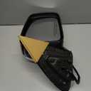A-Premium Passenger Side Power Door Mirror - Compatible with Dodge Durango 2011-2022 - Heated Manual Folding Chrome Outside Rear View Mirror w/Turn Signal Blind Spot Detection