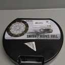 Snow-Chains Easy Install Tire-Chains, One-Pull Fit Design Tire Snow Chains for Passenger Cars, Sedan, SUVs, Emergency Winter Tire Traction Car Tires 215 225 235 245 255 275 - Set of 2 (KN130)