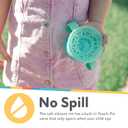 Nuby Wonder Cup - Spill-Proof Toddler Sippy Cups - (3 Pack) 5 oz - Sip from All Sides - Leak Resistant - Spoutless Transition Cup - Aqua/Purple/Pink