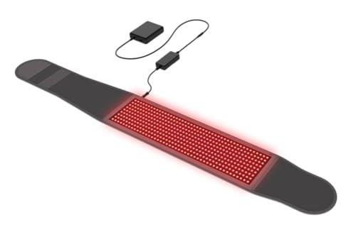hooga Red Light Therapy Wrap, Infrared Light Belt with 405 High-Efficiency LEDs, Red & Near-Infrared LED Device for Back, Neck, Shoulder, Waist, Wrist, for Men and Women