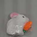 Easter Bunny Pal My Realistic Bunny Toy, Interactive Rabbit Plush Toys, Electric Hopping Bunny Toy with Sounds and Movements Wiggle Ears Twitch Nose (White)