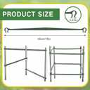 Geelin 100 Pcs Plant Stake Arms for Tomato Cage, 18" Expandable Trellis Connectors, 11mm Bayonet Diameter Plant Stakes for Climbing Plants, Tomatoes Stakes, Vegetables