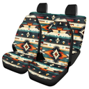 Dreaweet Aztec Car Seat Covers Full Set 4 Pack Southwestern Navajo Tribal Geometric Front Seat Covers with Back Seat Cover for Car SUV Trucks Universal Vehicle Seat Cover Car Seat Protector