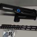 Pipishell Full Motion TV Wall Mount for 26-65 Inch Flat Curved TVs, Heavy Duty Single Articulating Arms, Corner TV Mount Up to VESA 400x400mm and 77lbs, Support Swivel, Tilt, Level Adjustment