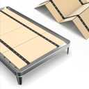 Imperius Heavy Duty Bed Panels Foldable Box Spring, Bunkie Board, Bed Support Slats,(74X53)
