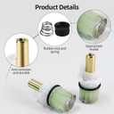 2 Pack Rp25513 Faucet Cartridge Replacement Kit for Two Handle Faucet Repair Kit with Cartridge Rp4993 Seats Springs, Compatible with Delta Shower Cartridge and Delta Bathroom Faucet Repair Kit