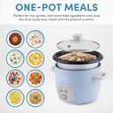 Aroma Housewares 4-Cups (Cooked) / 1Qt. Rice & Grain Cooker (ARC-302NGBL), Blue