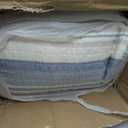 Levtex Home - Ipanema Quilt Set - King/Cal King Quilt + Two King Pillow Shams - Coastal - Blue, Taupe and Cream - Quilt Size (106x92in.) and Pillow Sham Size (36x20in.) - Reversible - Cotton Fabric
