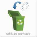 PURELL FMX-12 Push-Style Hand Sanitizer Foam Dispenser, Dove Grey, for 1200 mL PURELL FMX-12 Hand Sanitizer Foam Refill (Pack of 1) - 5120-06