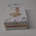 Venus Seashell Coupe Cocktail Glasses | Set of 4 | 8 oz Crystal Ribbed Champagne Saucers for Drinking P-Star and Espresso Martini, Margarita, Daiquiri, Cosmopolitan, Gimlet | Elegant Gift Glassware