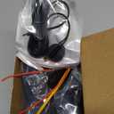 FARBIN Horn 12V Car Horns Loud Dual-Tone Waterproof Auto Horns Electric Snail Horn Kit with Relay Harness and Switch Button,Universal for Any 12V Vehicles (Blue horn with wire harness and button, 12v)