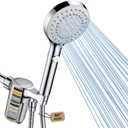 FASDUNT Shower Head with Handheld, Filtered Shower Head with 80" Extra Long Hose, 20-Stage Filter for Softening Hard Water to Improve Hair and Skin Problems (Premium Chrome)