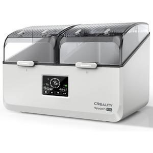 Creality Filament Dryer 4 Spools, SpacePi X4L Filament Storage Box: Dual Independent Heating Chambers Up to 75℃, Double Safety Protection, Moisture-Proof Sealing Design for PLA, PETG ABS