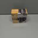 The Original Salt and Pepper Shakers set - Black -Spice Dispenser with Adjustable Pour Holes - Stainless Steel & Glass - Set of 2 Bottles