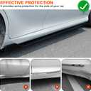 Side Skirts Extensions Compatible with Toyota Camry SE XSE LE XLE TRD 4 Door Sedan 2018-2025,8th 9th Gen Camry Rocker Panel Lip Splitter,Glossy Black