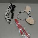 Spooktacular Creations Halloween Black Cat Dalmatian Fox Costume Accessories Set with Ears Headband with Choker Bow Tie Tail
