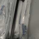 Amerdeco 9Pack Matte Black Cabinet Hardware - 7.5 Inch(192mm) Hole Center Kitchen Cabinet Handles for Bathroom and Dresser Pulls - ZH0010