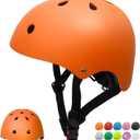 Glaf Toddler Helmet for 2-8 Years Kids Bike Helmets Baby Girls Boys Multi-Sport Adjustable Skateboard Bicycle Helmet Lightweight (Orange, Small: 20.08"-21.26" / 51cm-54cm)