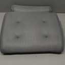 Everlasting Comfort Luxury Bath Pillows for Tub with Head and Neck Support - Non-Slip Bathtub Pillow with Suction Cups, Quick-Drying Mesh & Drying Hook - Jacuzzi & Spa Accessories for Women - Gray