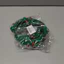 2 x 2Pcs Christmas Headbands for Women - Red Green Pearl Rhinestone Crystal Jeweled Headbands - Fashion Elegant Wide Top Knot Christmas Headband for Holiday Costumes for Women Accessories(Green) (Medium)