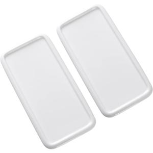 Porcelain Watercolor Palette, Ceramic Artist Paint Palette, Watercolor Mixing Tray for Watercolor Gouache Acrylic Oil Painting10 * 4.7'' Rectangle 2Pcs