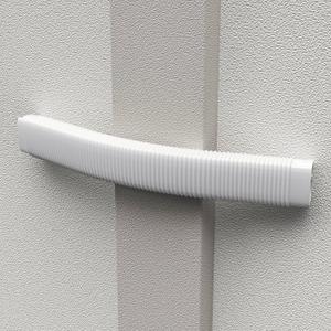 3" Flexible Duct Line Cover Set Parts PVC Accessory for Decorative for Ductless Mini Split, Central AC and Heat Pumps