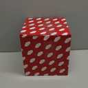 Moments in Time 6.9 Acrylic Ice Cube Snowman LED Lighted Water Spinning Glitter Decoration, Battery Operated Christmas Tabletop Décor, Winter with Sparkling Lights