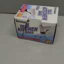 Ultrasac 13 Gallon 0.6 MIL White Tall Kitchen Garbage Bags with Flap Tie - 24" x 28" - Pack of 100 - for Home, Kitchen, Office, Commercial, & Industrial