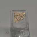 MERVF Medium Press on Nails Round Fake Nails Gold French Tip Glue ons with Glitter Design Oval Acrylic Nail Art Manicure 24pcs Glossy