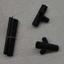 Wrapped metal pipes for water arrogation, with 90° angles, multi sized pipes